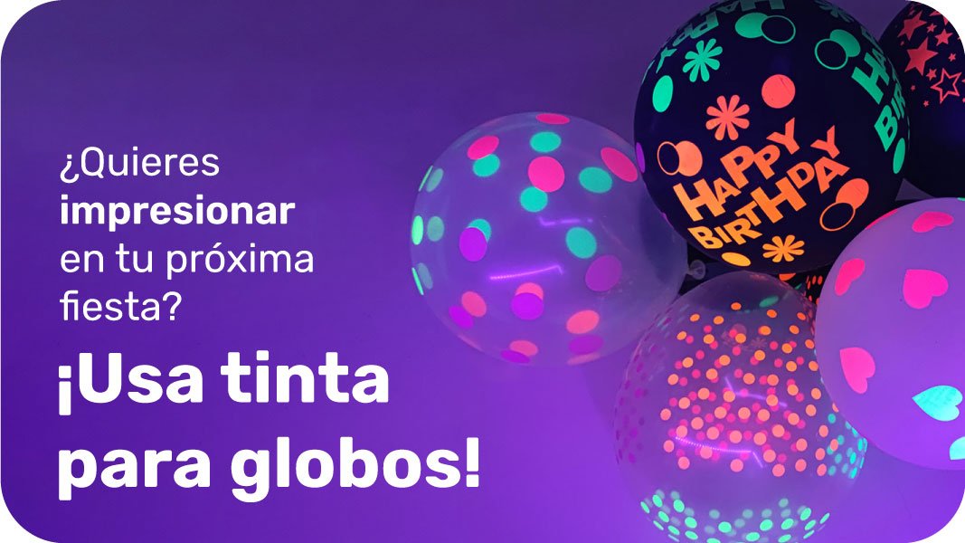 ¿Quieres impresionar en tu próxima fiesta? ¡Usa tintas para globos!